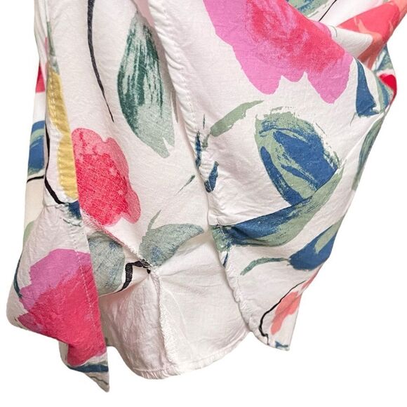 Princess Polly Elaine Floral Tie Halter Top Ruched Smocked Waist Mini Dress - Picture 14 of 16